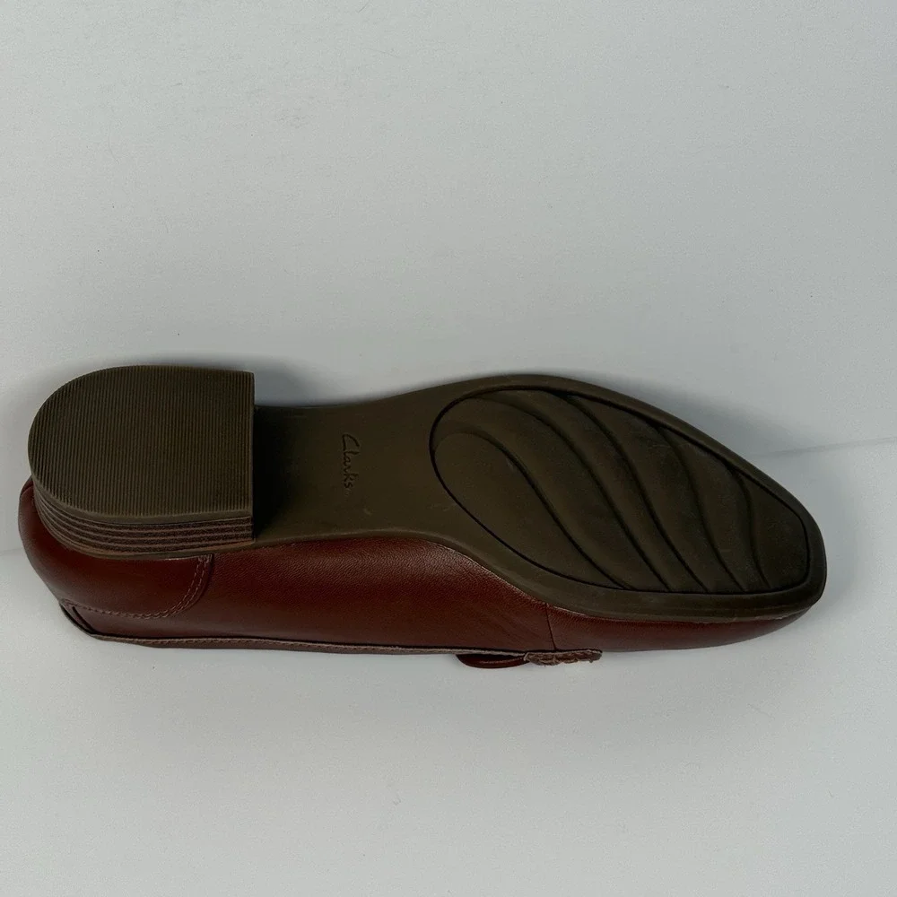 Clarks Collection Ultimate Comfort Loafers Flats Cinnamon Brown US 8 UK 5.5 EU 3